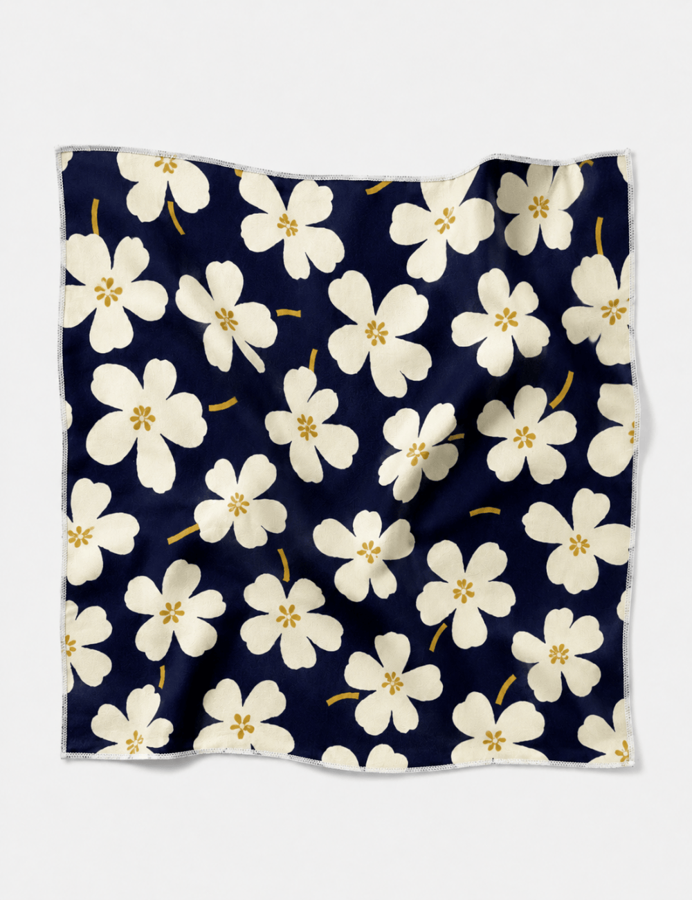 Ladies Casual Floral Print Bandana Scarf
