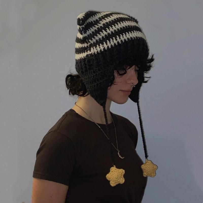 Ladies Dome Stripe Hat 20292