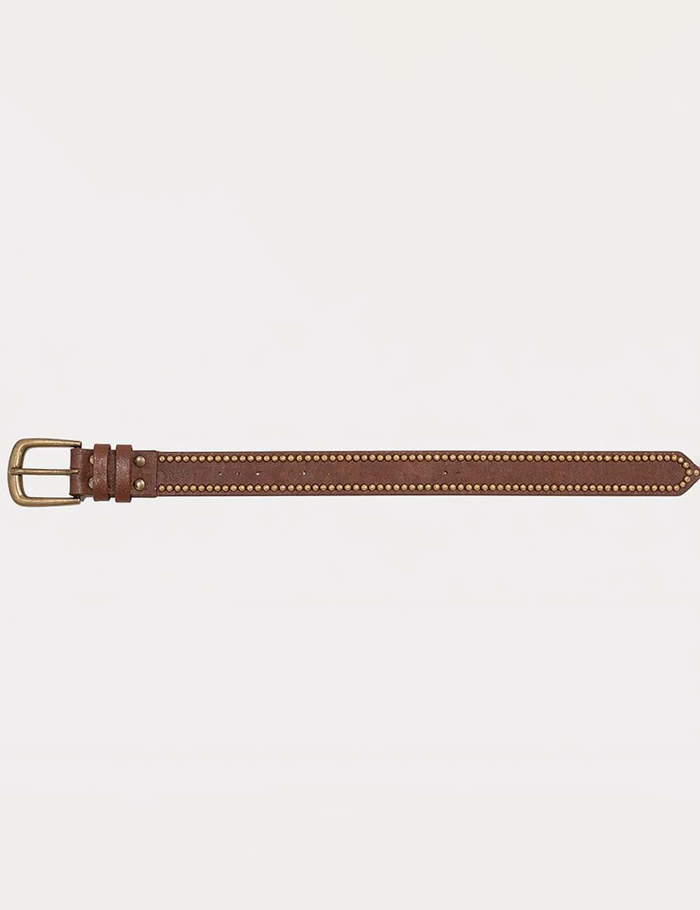 Ladies Faux Leather Studded Waist Belt