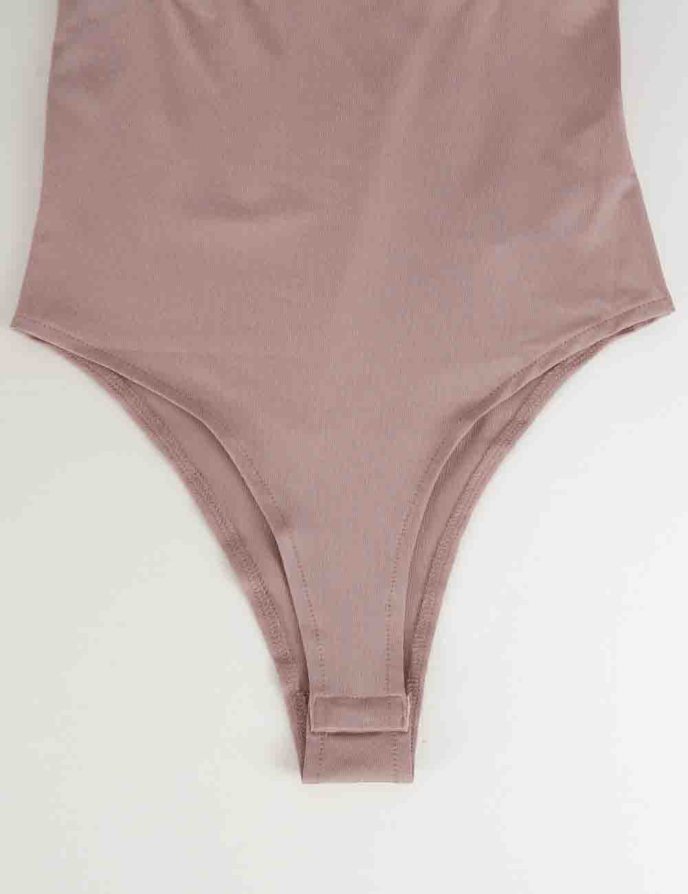 Ladies Lace Backless Spaghetti Strap Bodysuit