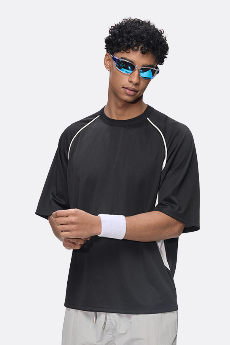 Men's Streetwear Lightweight Breathable Mesh T-shirt