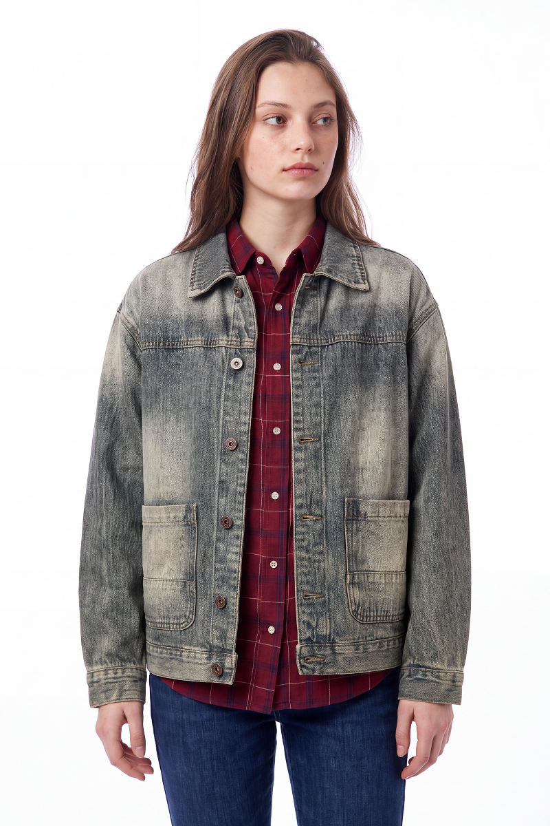 Women's Relaxed Classic Fit Denim Jacket