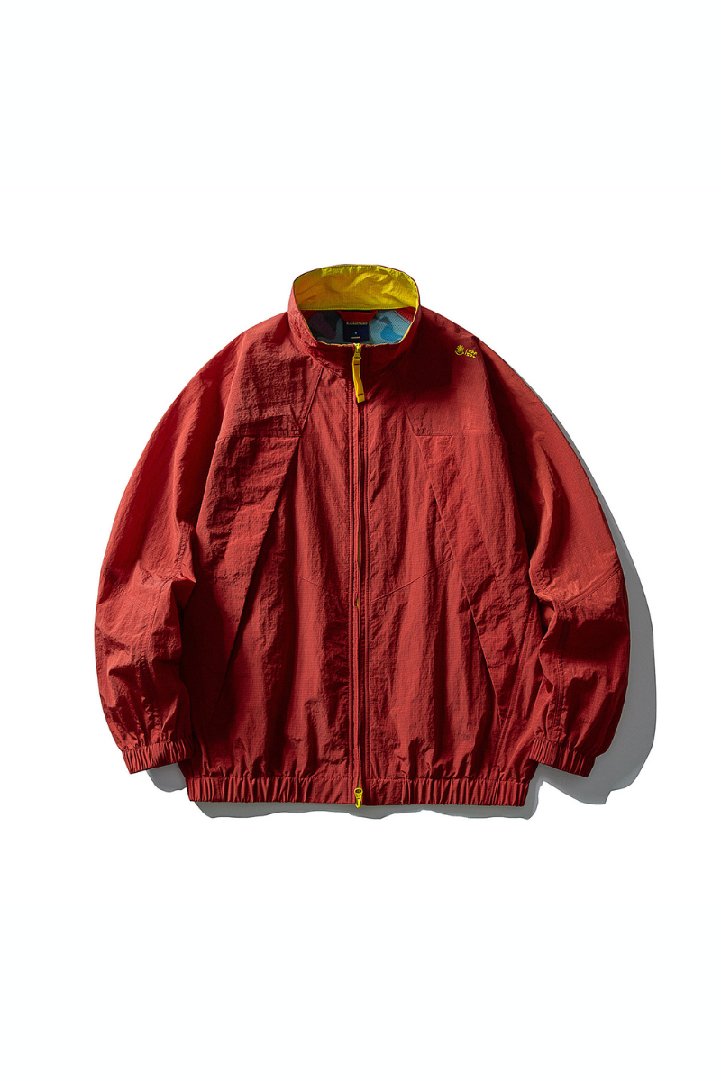 Unisex Outdoor Colorblock Quick Dry UPF Light Jacket