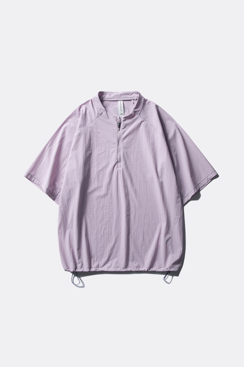 Unisex Half Zip Loose Wicking Cooling Quick Dry Tee