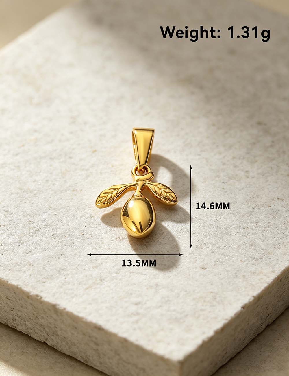 Ladies Quirky Cute Fruit Balloon Dog Charm Pendant