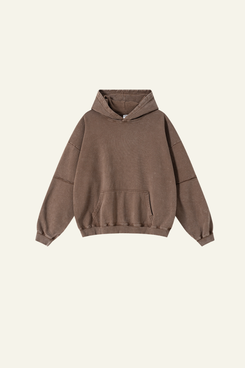 Men's Fall Clothing Heavyweigt Fake Patchwork Hoodie