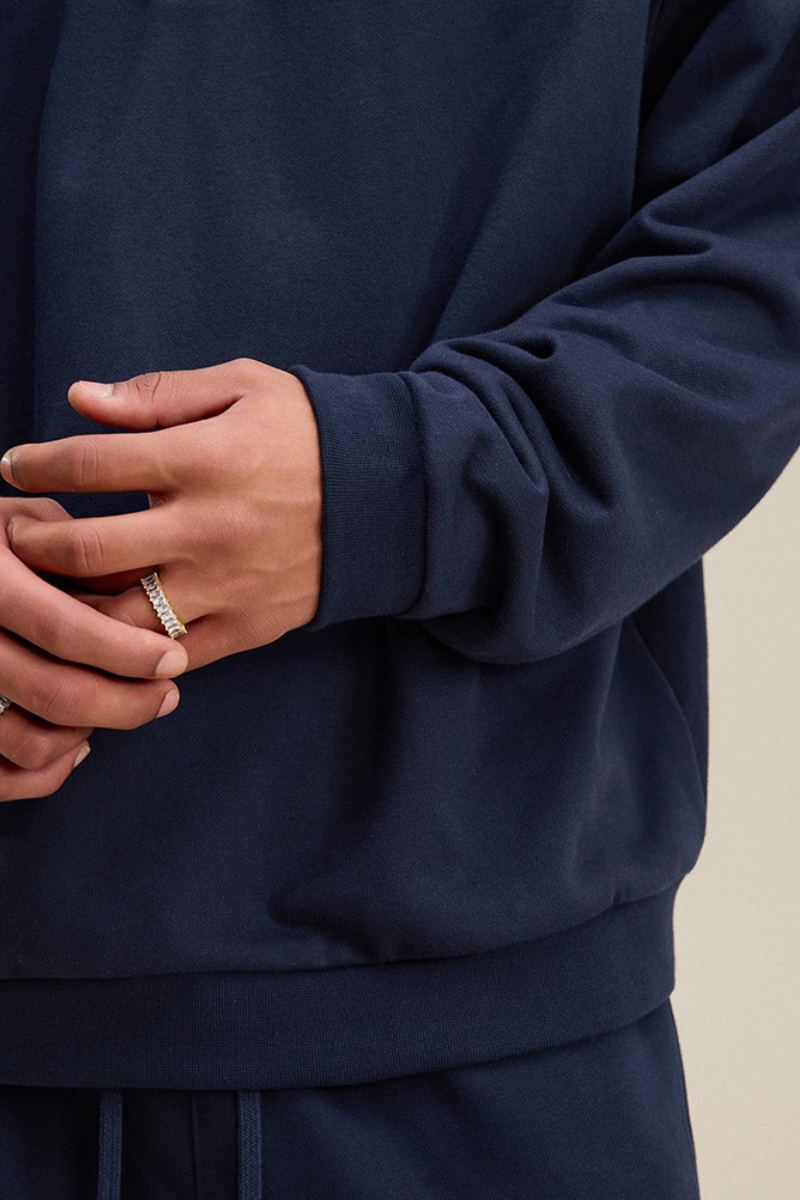 Men's Heavyweight Fleece Lapel Sweatshirt
