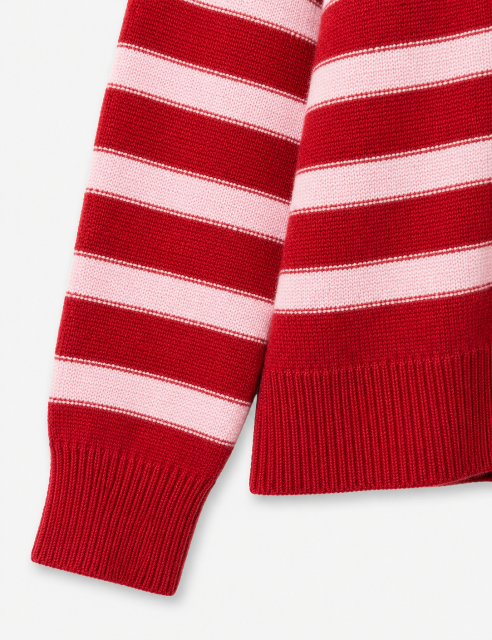 Ladies V Neck Striped Off Shoulder Long Sleeve Sweater