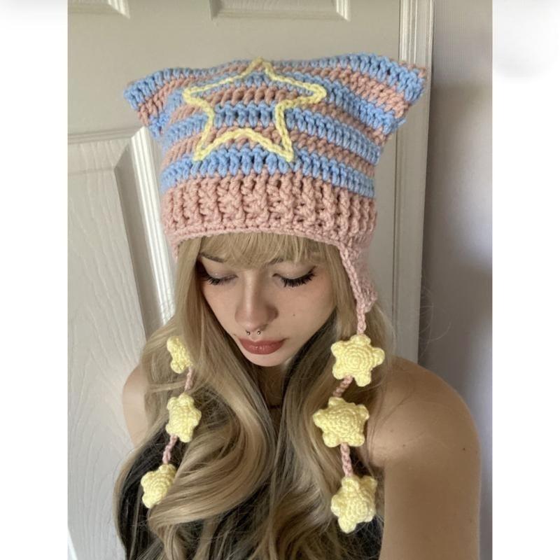 Ladies Dome Stripe Hat 20292
