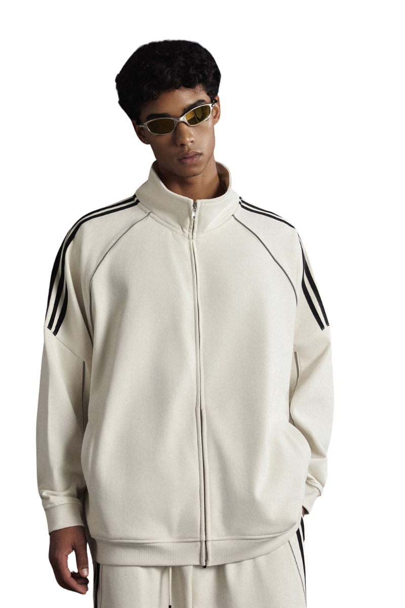 Men's Fall Clothing 365g Reflective Stripe Sweatsuit