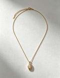 Ladies Minimalist Birthstone Pendant Beaded Necklace