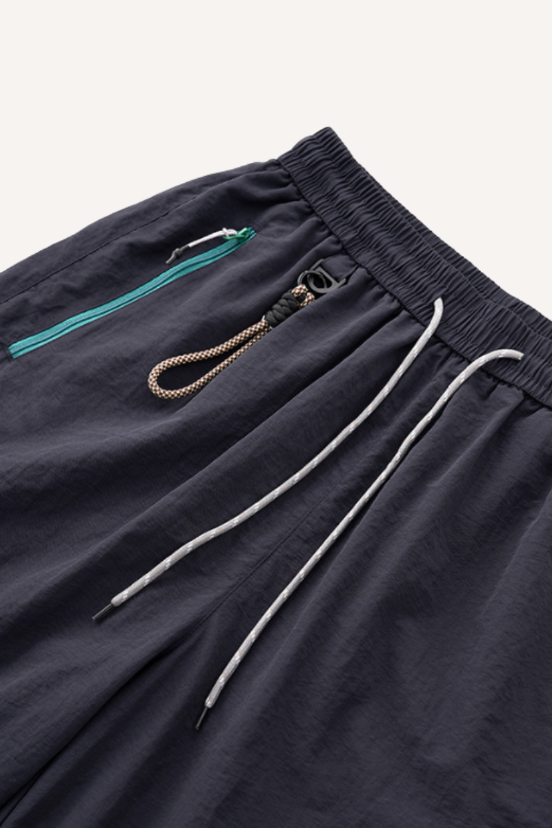 Men's Spring Summer Waterproof Zip D-Ring 5" Shorts