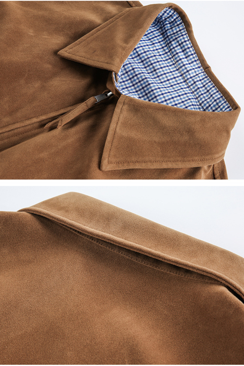 Unisex Spring Check Patchwork Barn Cleanfit Cropped Jacket