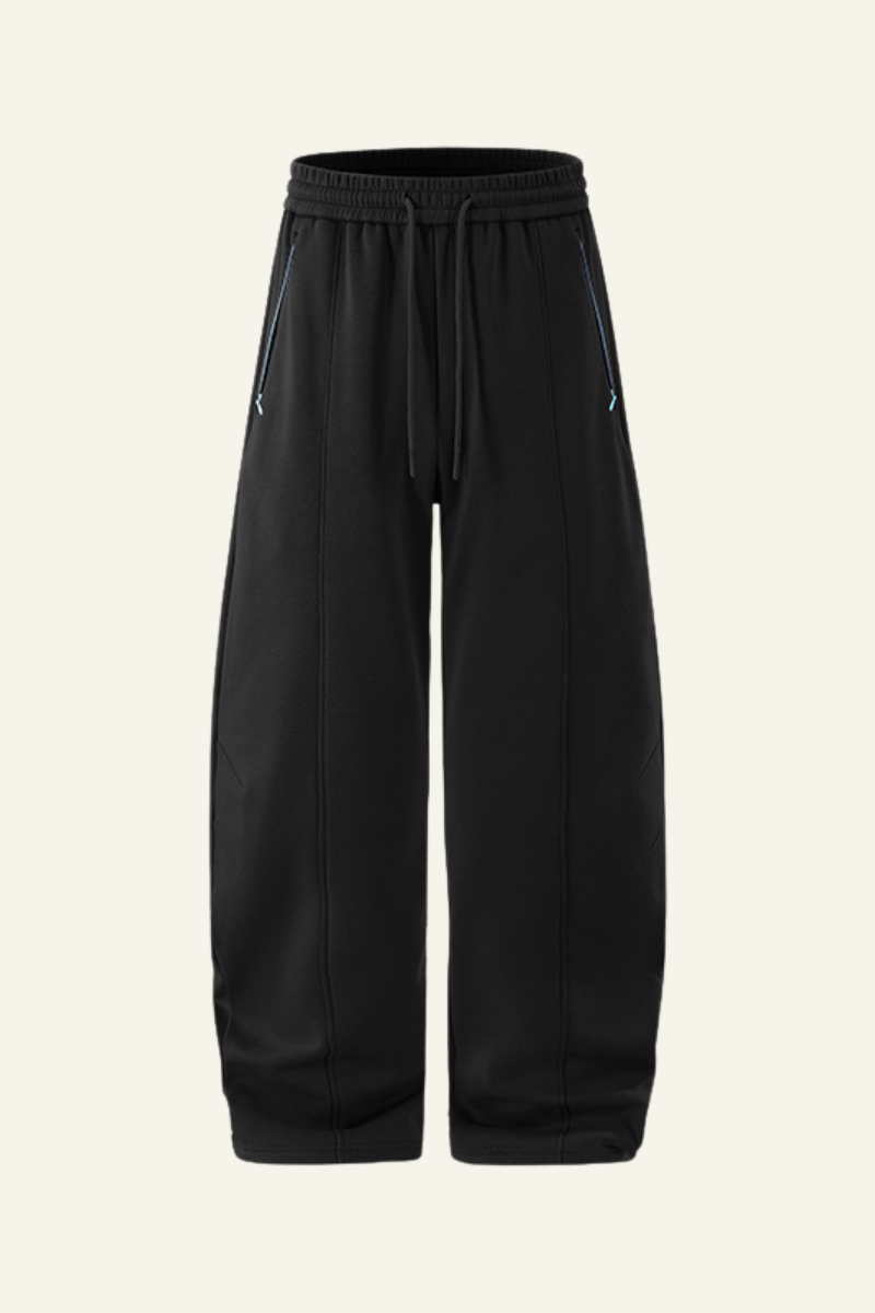 Men's Functional Deconstructed  Curved-Leg Pants.