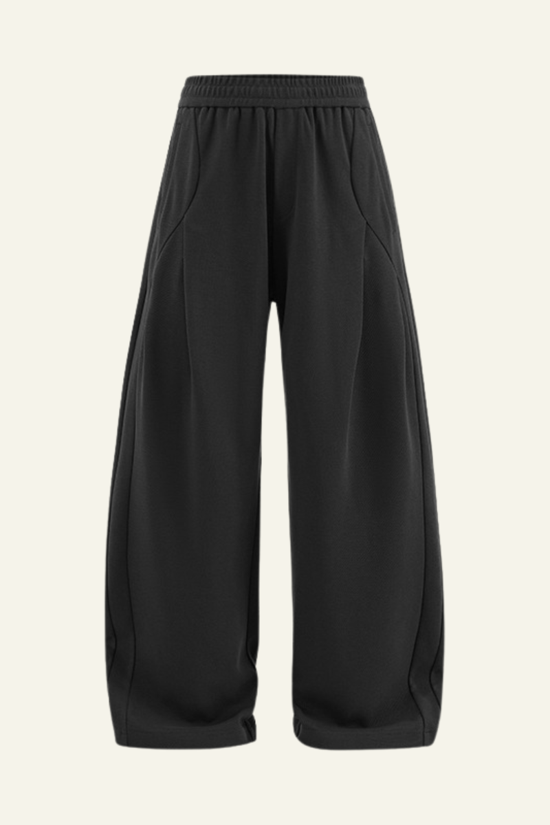 Women's Streetwear Twill Wide Leg Pants