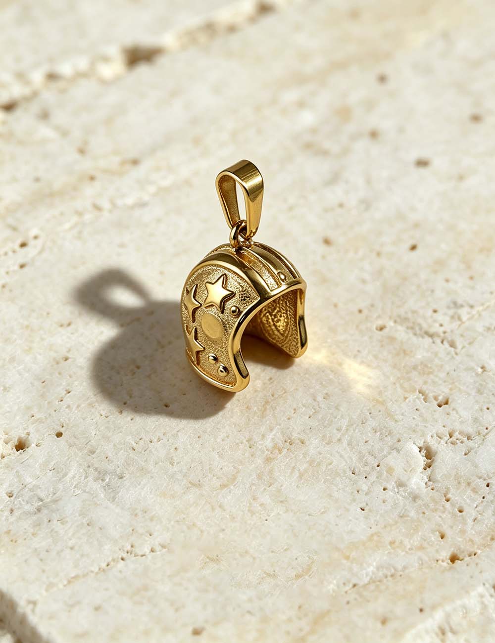 Ladies Sports Theme Stainless Steel Charm