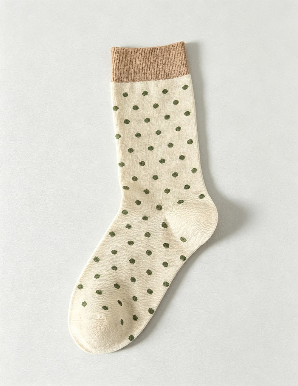 Ladies Cute Polka Dot Mid Calf Socks