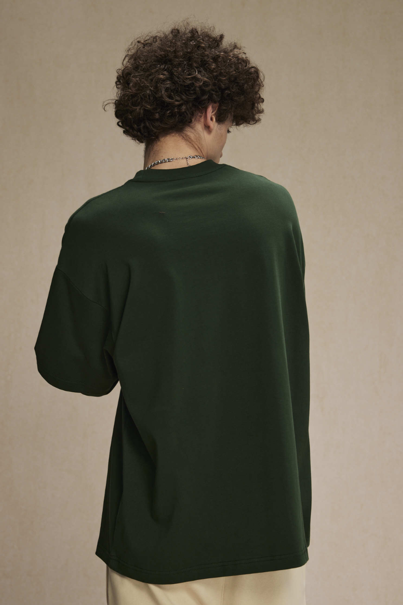 Men's Fall Clothing Patchwork Faux Two-Piece Sweatshirt