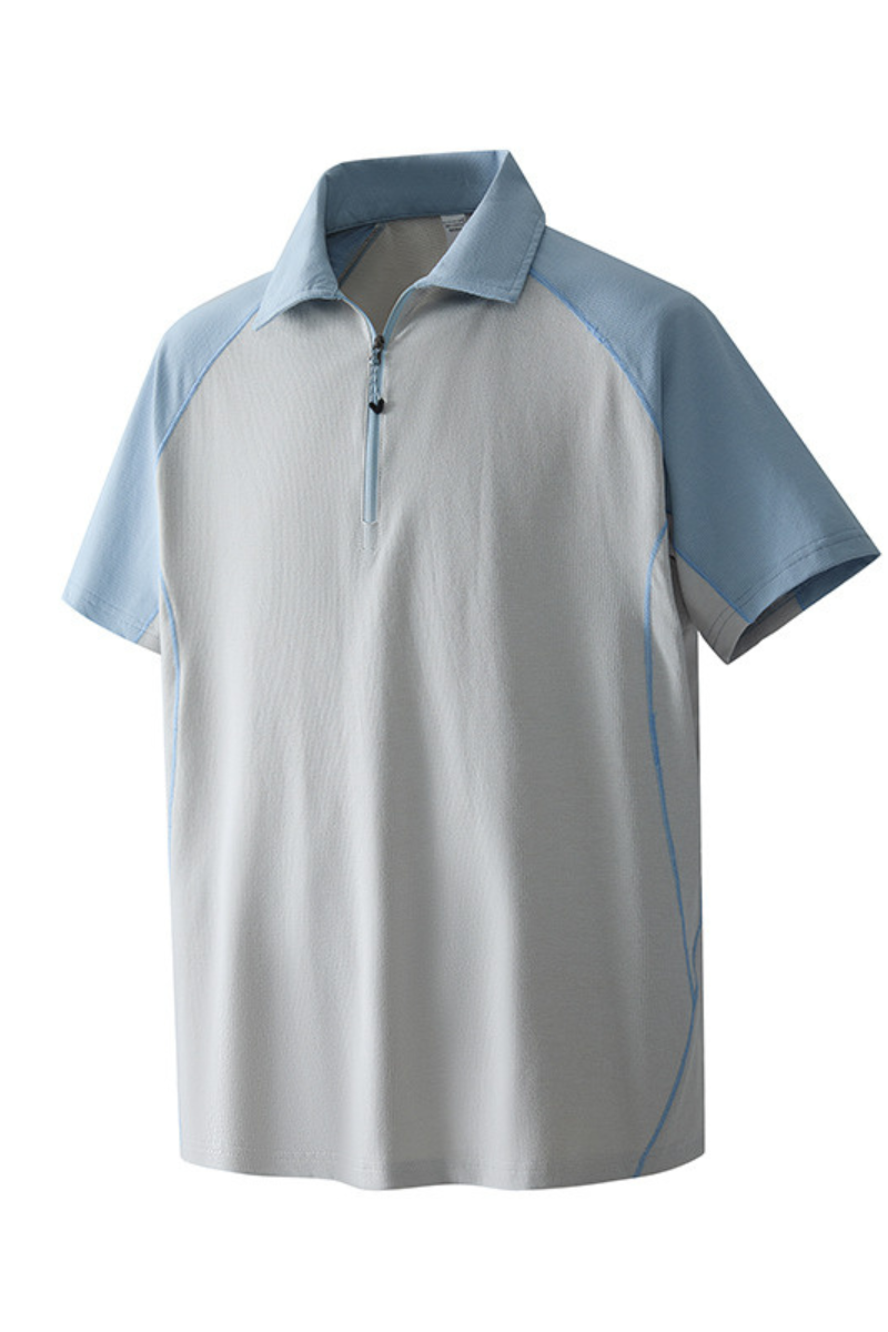 Men's Summer Outdoor Colorblock Quick Dry Cooling Tee