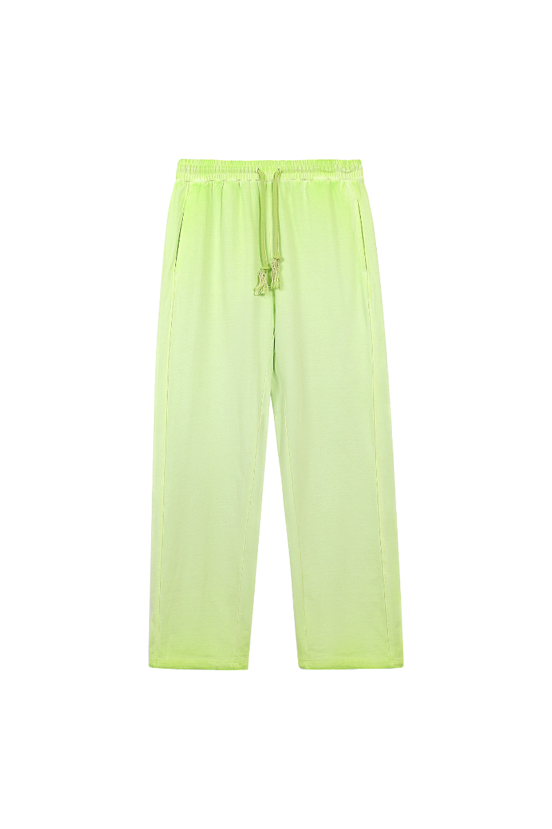 Unisex Fall Clothing Washed Gradient Wide Leg Sweatpants