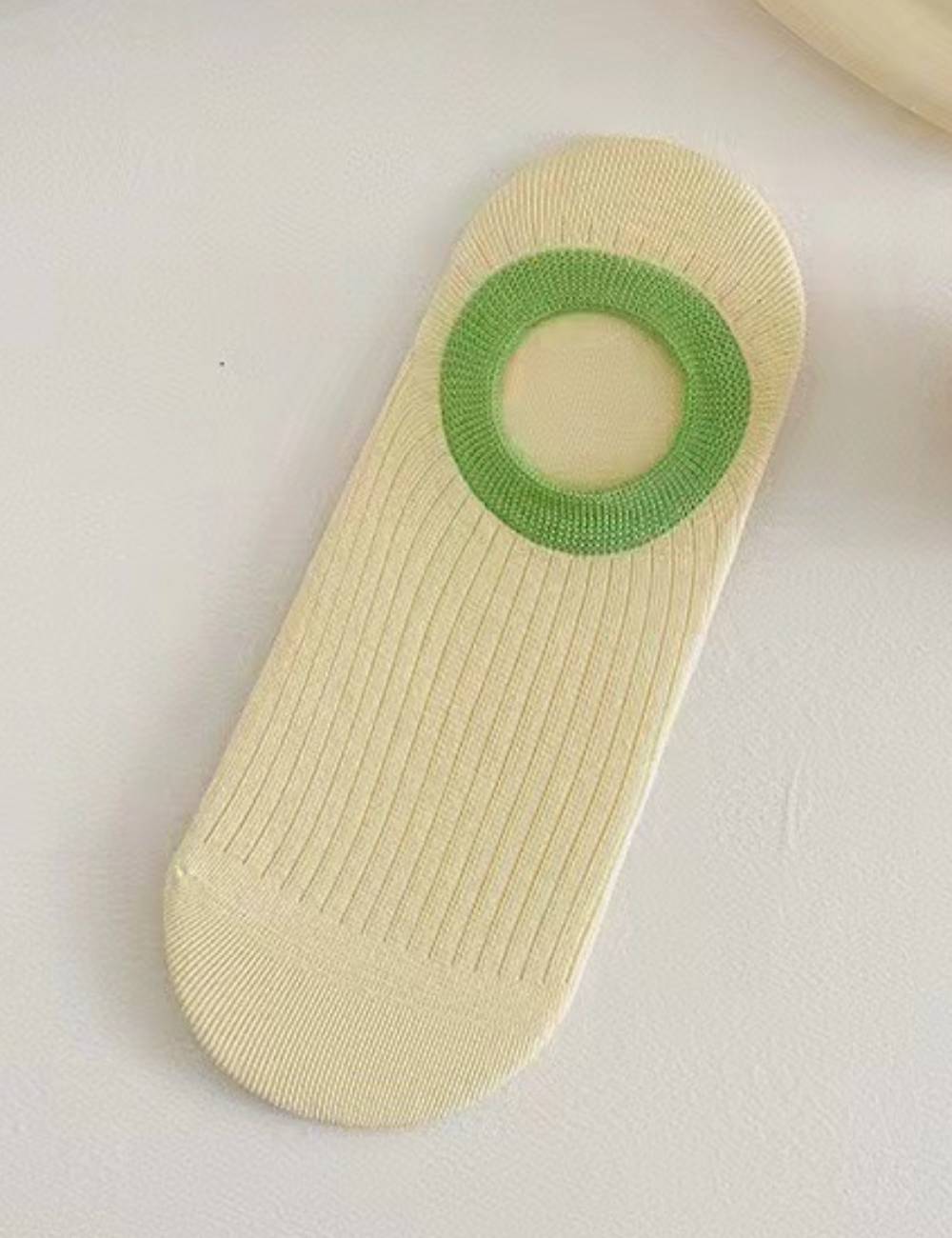 Ladies Color Block Everyday Knit Boat Socks SKAS50004