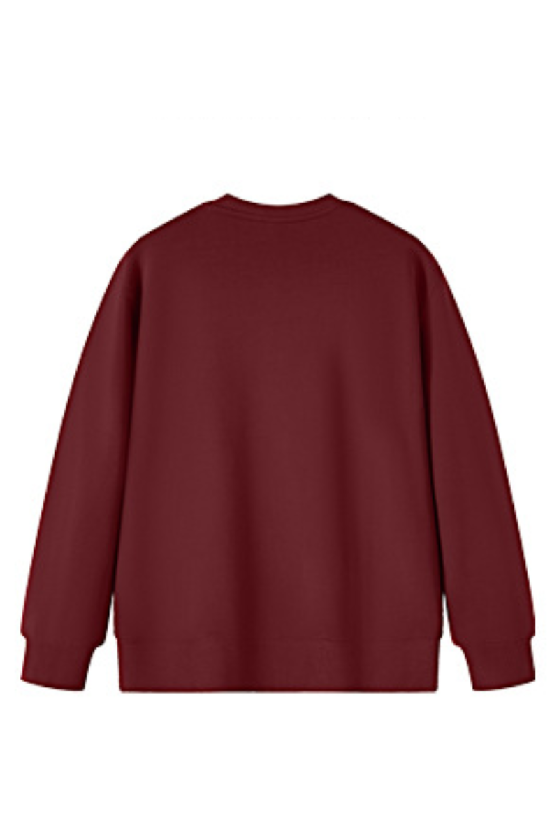 Men Fall Clothing 380gsm 100% Cotton Crew Neck Sweatshirt