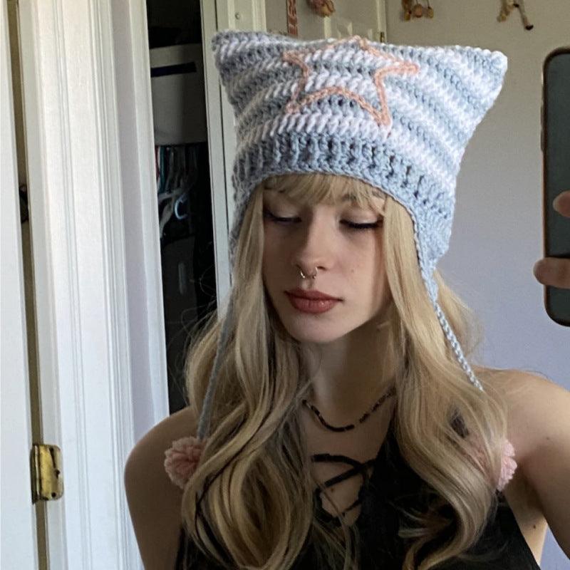 Ladies Dome Stripe Hat 20292