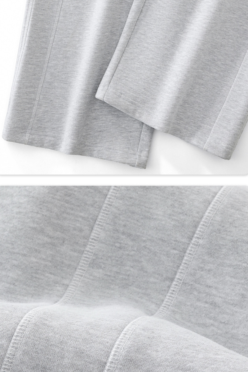 Men's Streetwear  Color-Block Elastic Wide-leg Casual Pants.