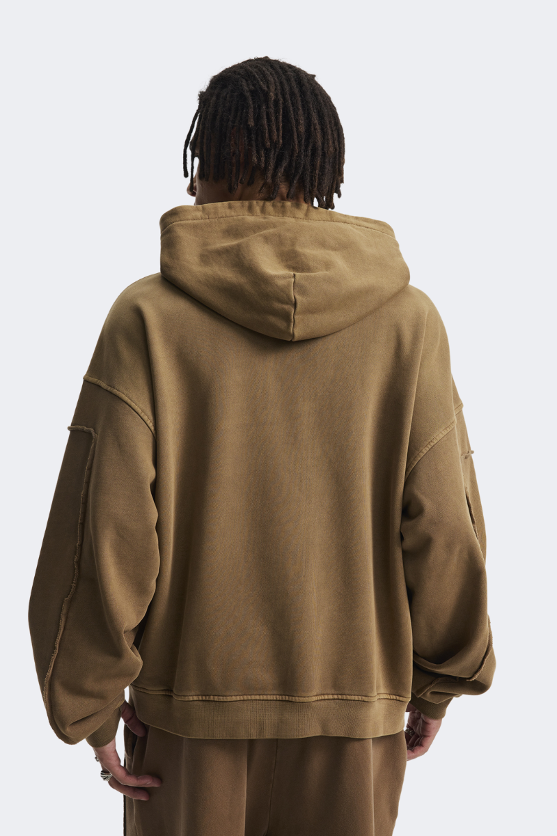 Men's Fall Clothing Cotton Full Zipper Hoodie Jacket
