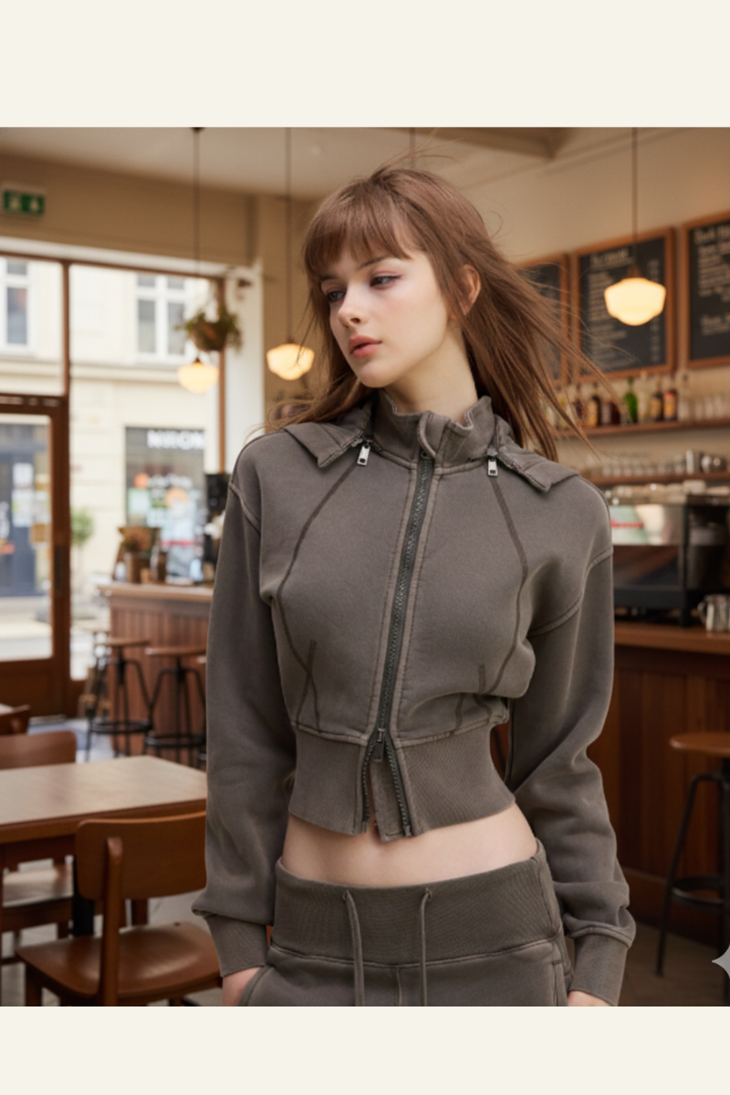 Women's Fall Clothing Casual Hoodie Jacket