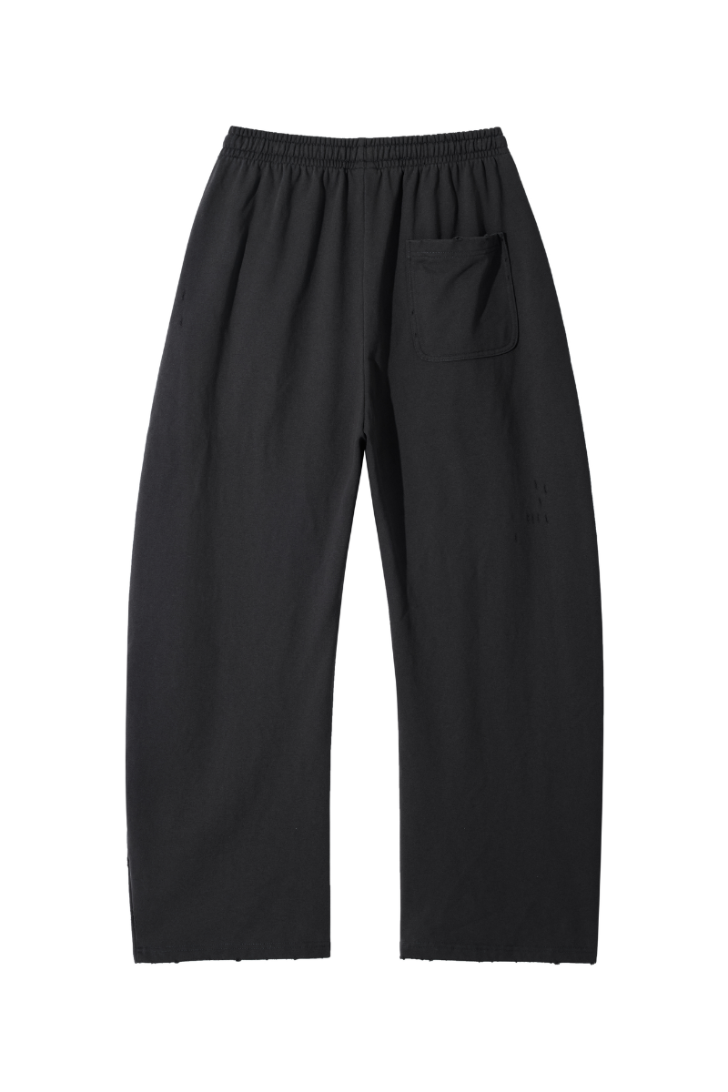 Men Fall Clothing Distressed Wide Leg Streetwear Sweatpants