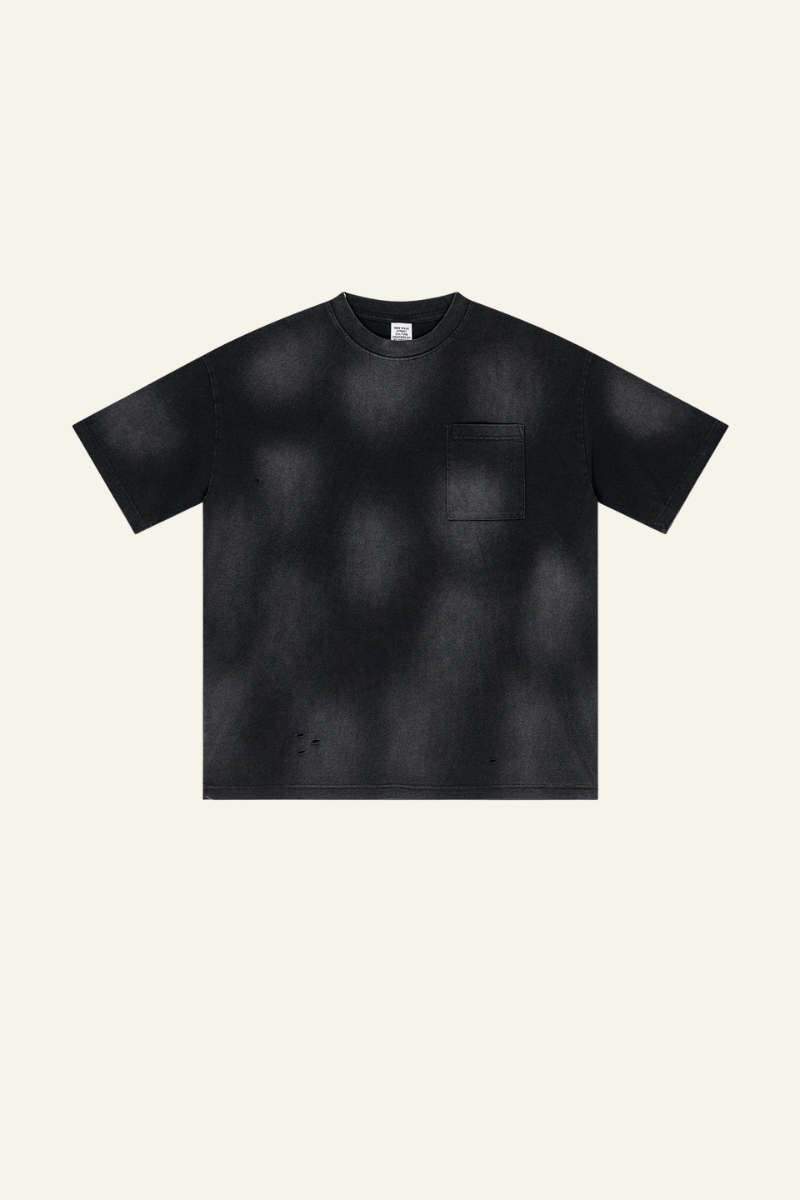 Men's Vintage Gradient Cotton Athletic Wear T-shirt