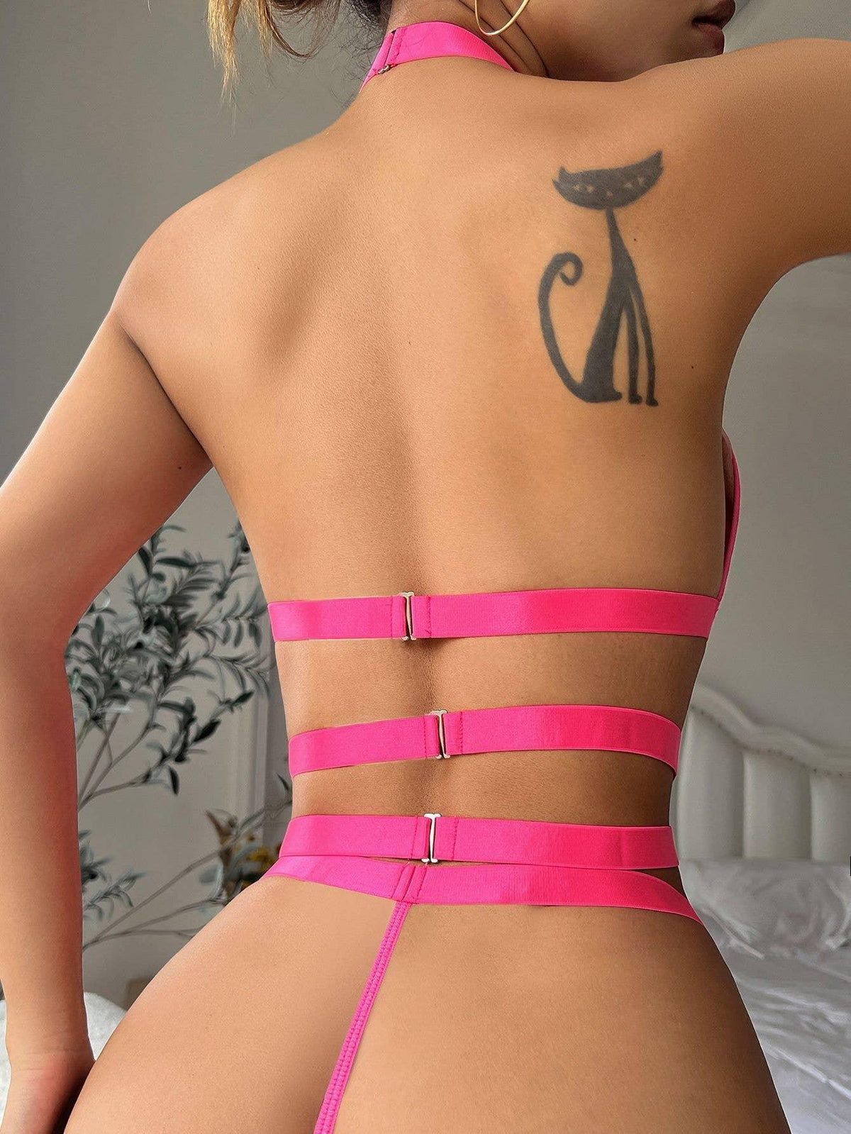 Ladies Turtle Neck Lingerie Set 10A180