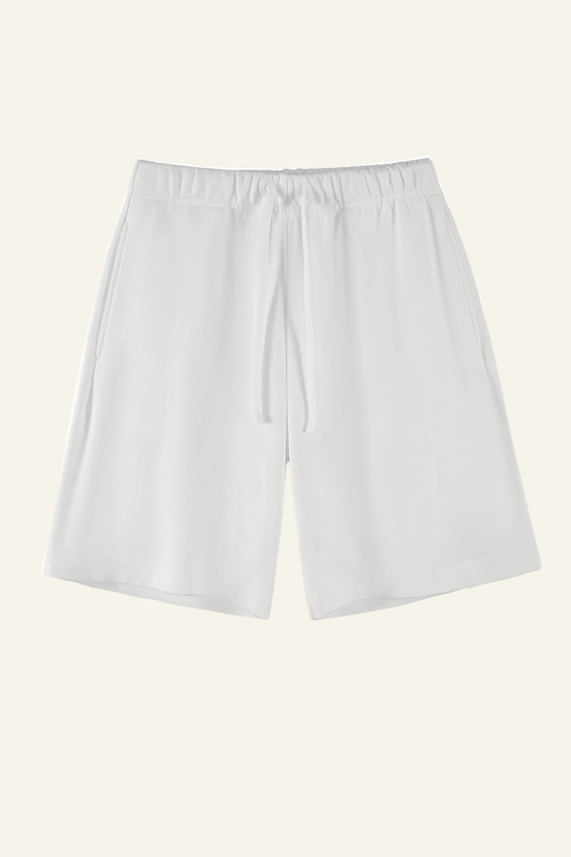 Men's Cotton Heavyweight Drawstring Straight Leg Short