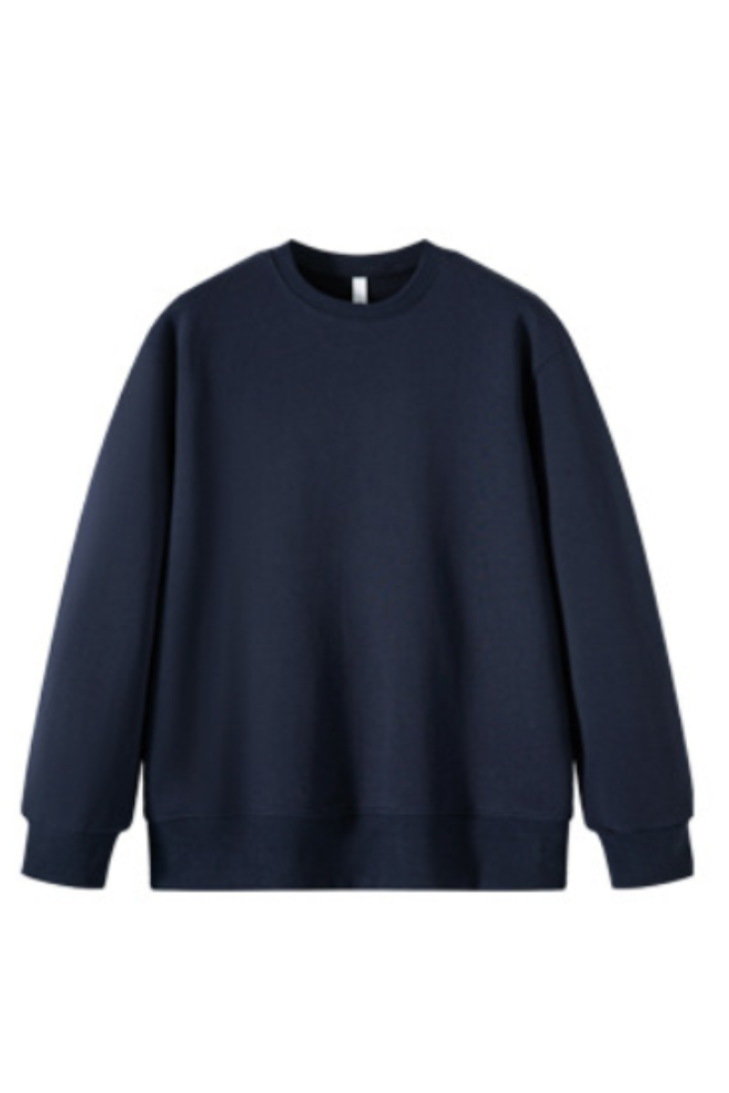 Men Fall Clothing 380gsm 100% Cotton Crew Neck Sweatshirt