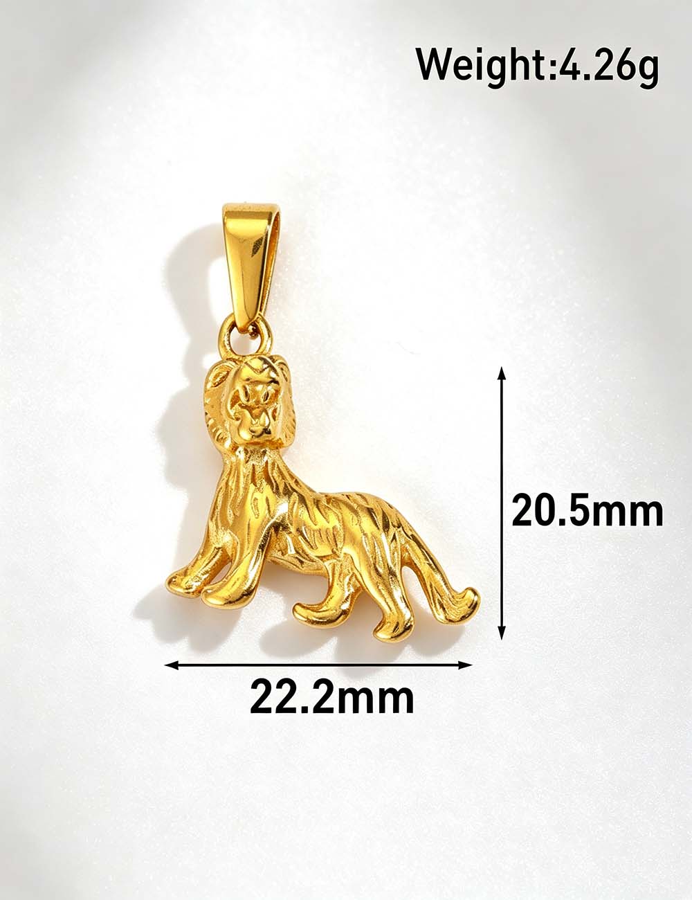 Ladies Punk Vintage Animal Tiger Bear Charm Pendant