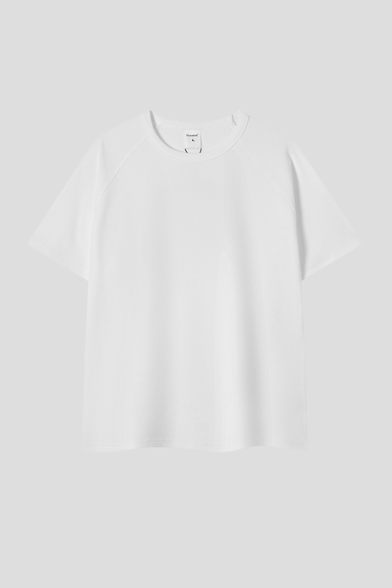 Men's 300g Cotton Raglan Stitch Texture Tee