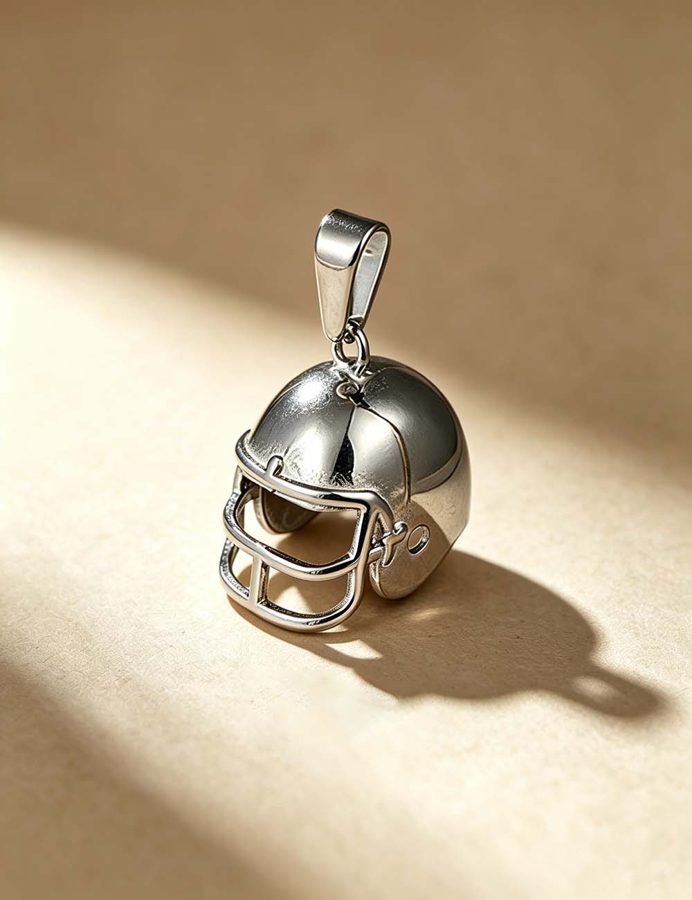 Ladies Sports Theme Stainless Steel Charm
