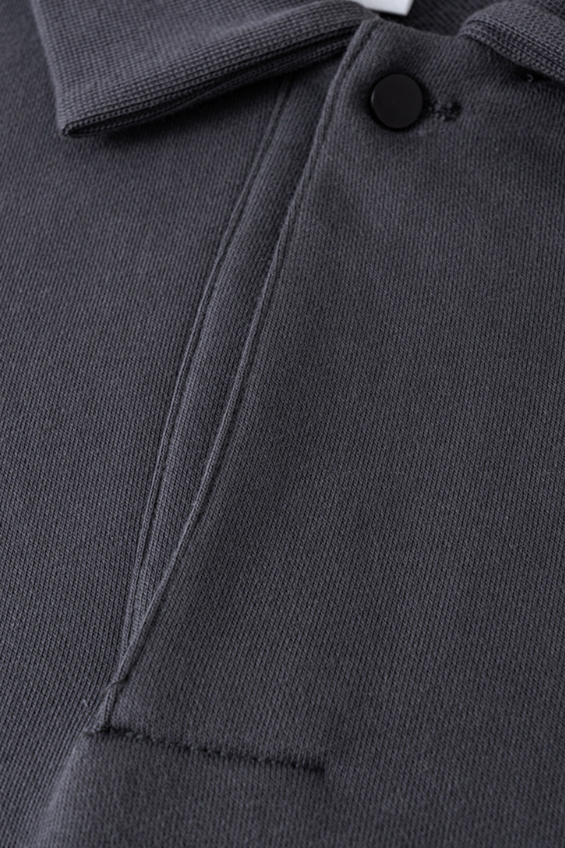 Men's Heavyweight Fleece Lapel Sweatshirt