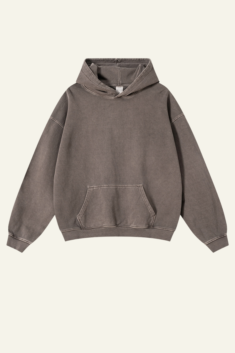 Men's Fall Clothing 480 Heavyweight Washed Cotton Hoddie