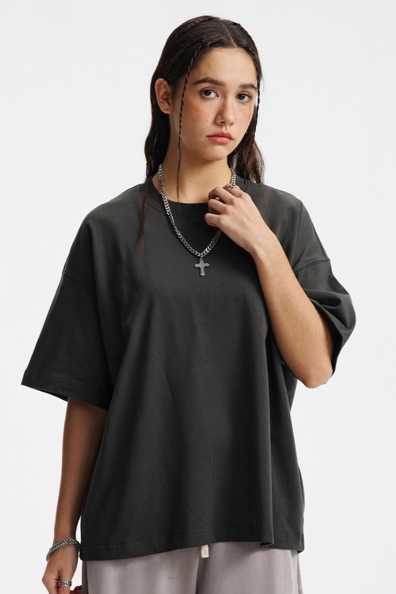 Women's Summer 275g Cotton Boxy Oversized Tee