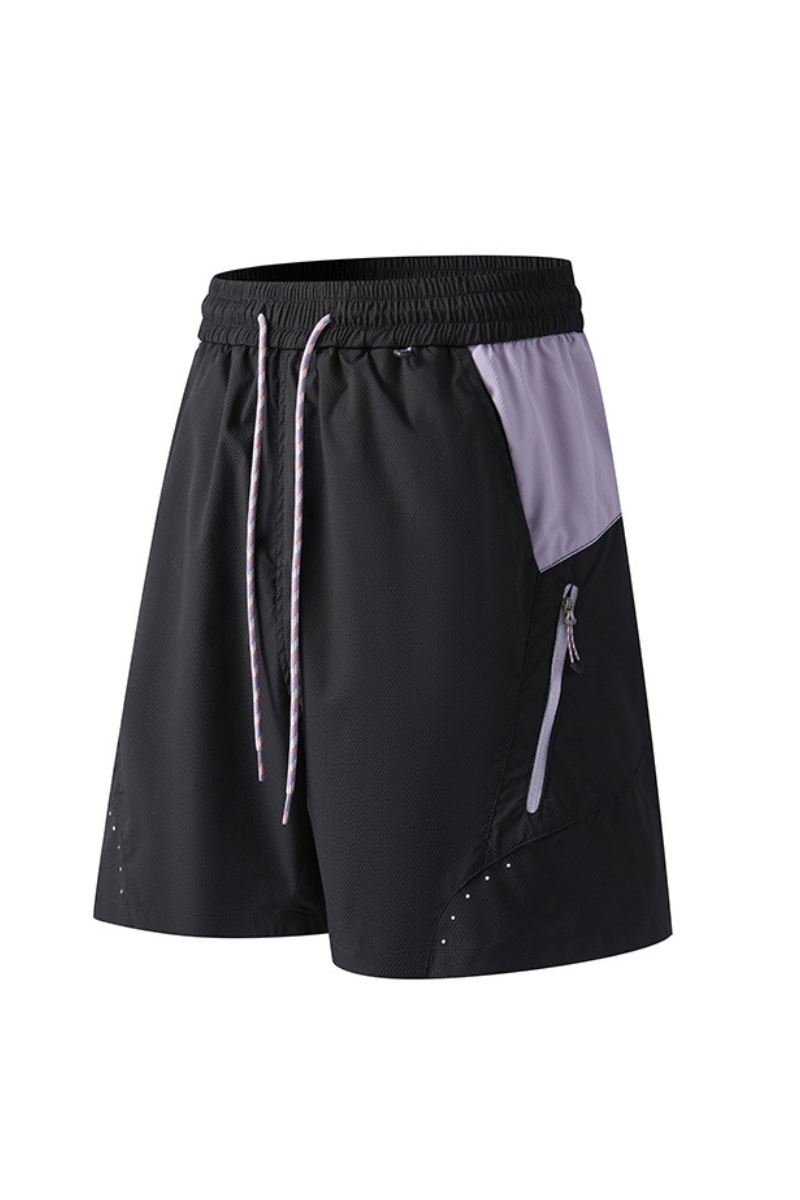 Men's Outdoor Water-Resistant Colorblock 5" Beach Shorts
