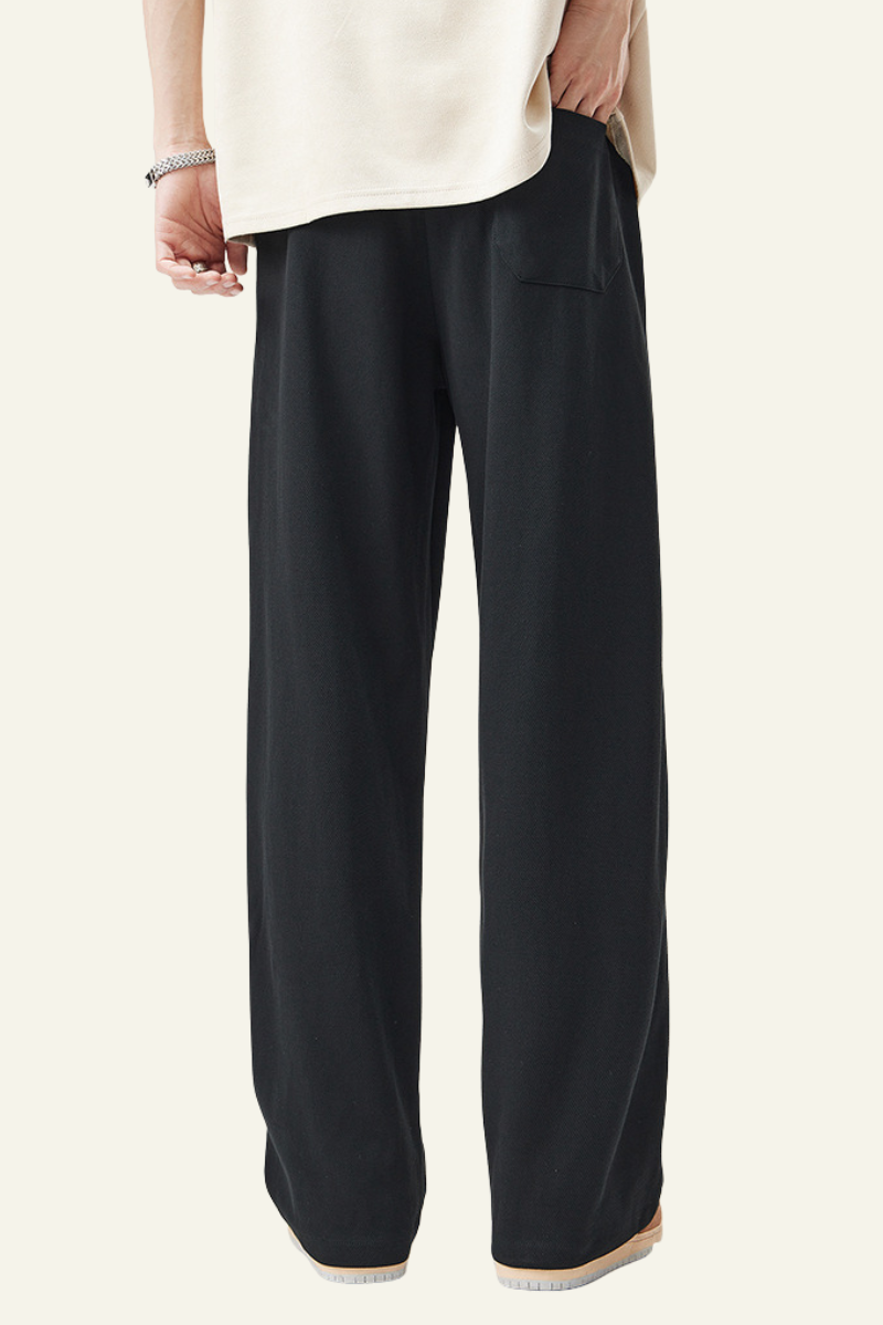 Men's Side-Striped Draped Casual Pants