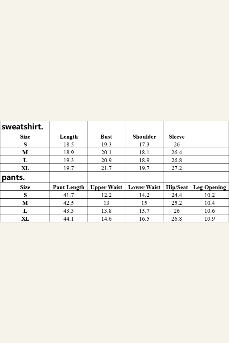 Women's Fall Clothing Vintage Set:Hoodie & Casual Pants