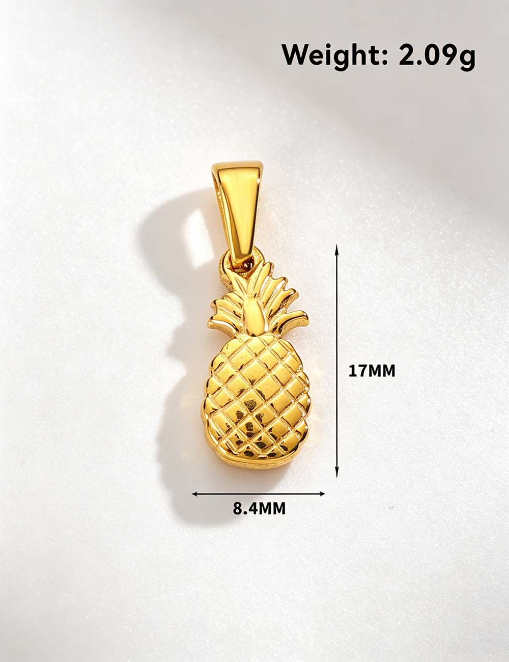 Ladies Quirky Cute Fruit Balloon Dog Charm Pendant