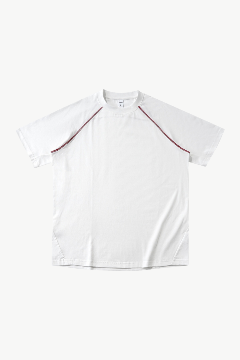 Men's 220g High Stretch Contrast Stitch Raglan Tee