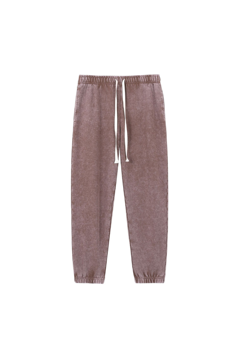 Unisex Fall Clothing 400G Washed Vintage Relaxed Sweatpants