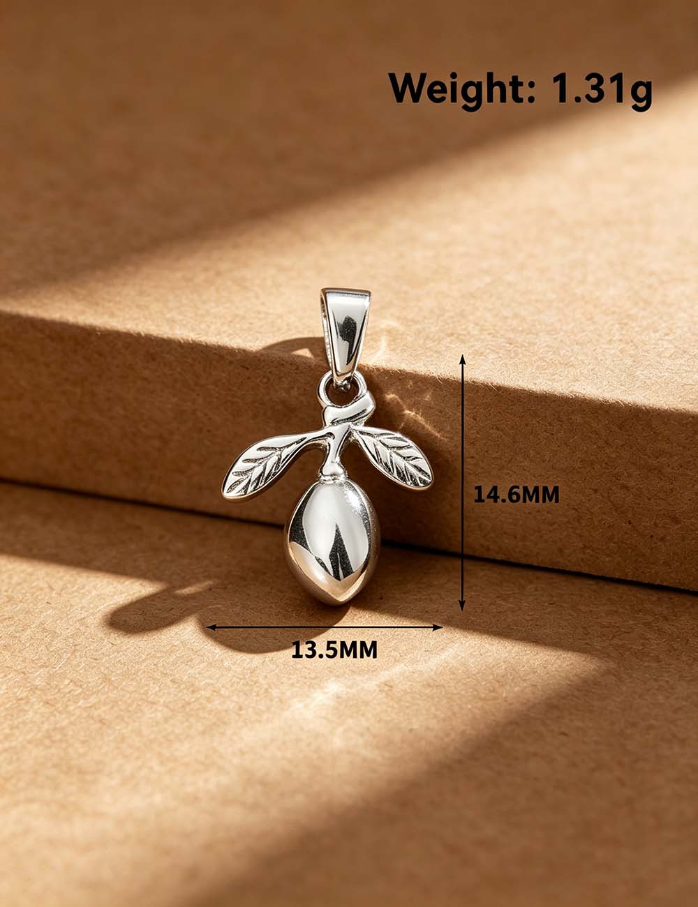 Ladies Quirky Cute Fruit Balloon Dog Charm Pendant