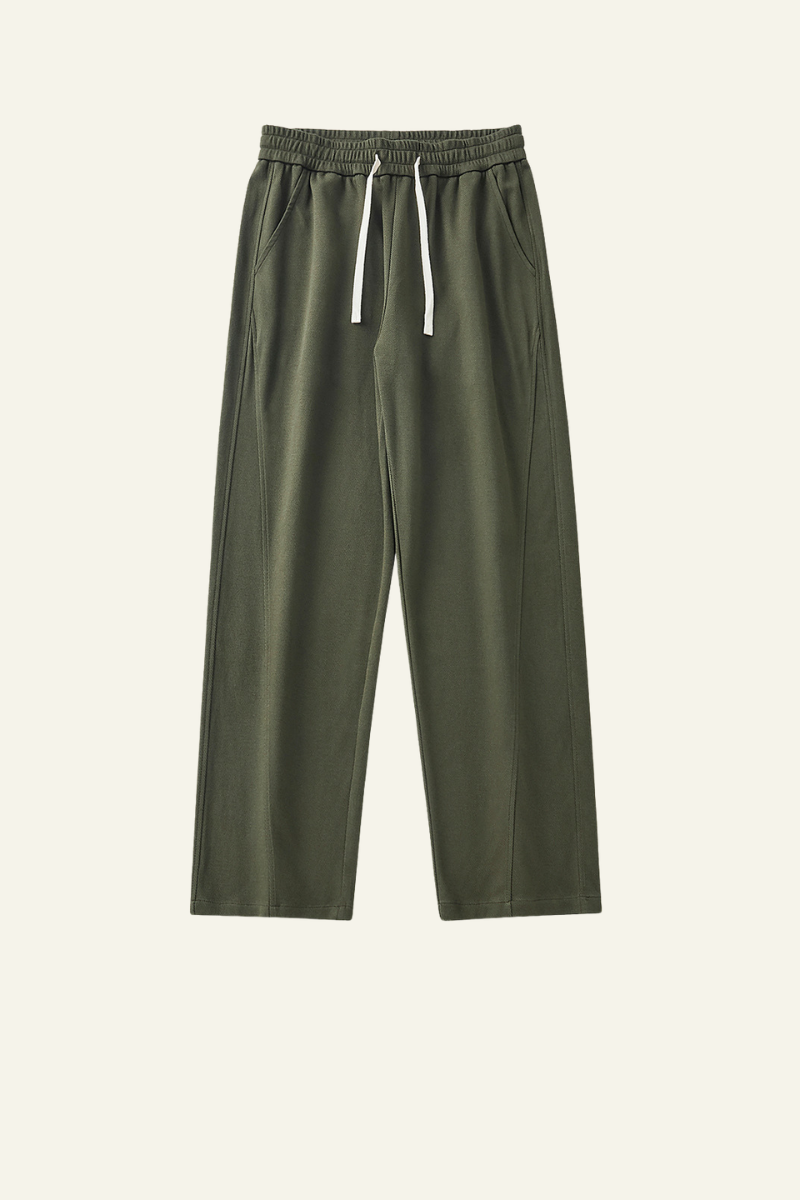 Men's Side-Striped Draped Casual Pants