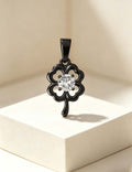 Ladies Sweet Romantic CZ Heart Star Charm Pendant